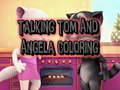 ระบายสี Talking Tom และ Angela เกมออนไลน์