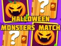 Halloween Monsters Match เกมออนไลน์