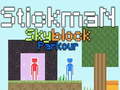 Stickman Skyblock Parkour เกมออนไลน์