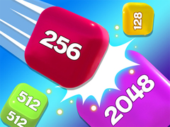 เกมรวมลูกบาศก์โซ่ 2048 3D เกมออนไลน์