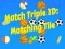 จับคู่สาม 3D: กระเบื้องที่ตรงกัน เกมออนไลน์