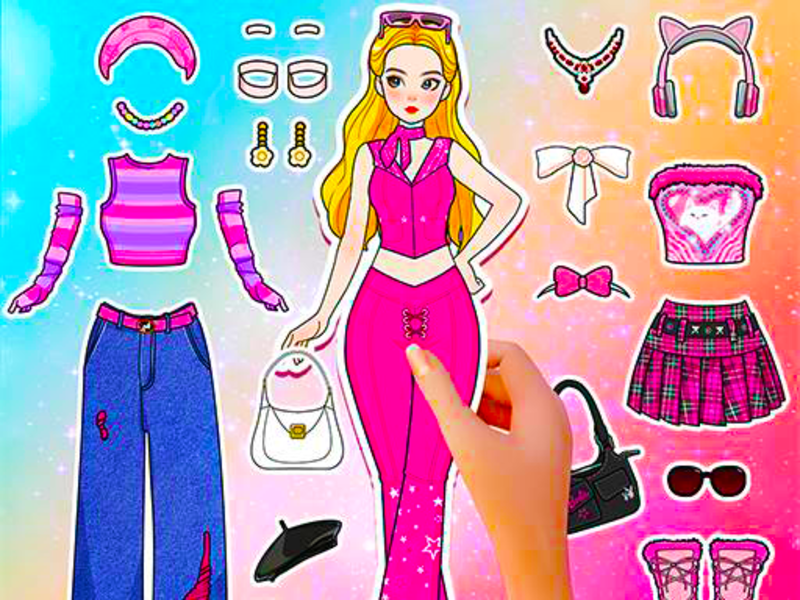 สมุดบันทึกตุ๊กตากระดาษ: แต่งตัว DIY เกมออนไลน์