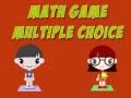 เกมคณิตศาสตร์แบบตอบหลายตัวเลือก เกมออนไลน์