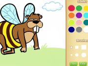 สมุดระบายสีสัตว์ตลกสำหรับเด็ก เกมออนไลน์