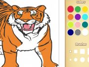 สมุดระบายสีเสือ เกมออนไลน์