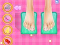 การทำเล็บเท้าสุดหรูของราชินีหิมะ เกมออนไลน์