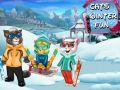 ความสนุกฤดูหนาวสำหรับแมว เกมออนไลน์