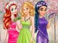 สีของชุดเจ้าหญิงฤดูใบไม้ผลิ เกมออนไลน์