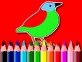 กลับไปโรงเรียน: หนังสือระบายสีนก เกมออนไลน์