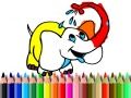 กลับไปโรงเรียน: ระบายสีช้าง เกมออนไลน์