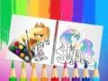 หนังสือระบายสีม้าโพนี่หวาน เกมออนไลน์