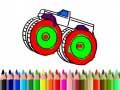 กลับไปโรงเรียน: ระบายสีรถบรรทุกมอนสเตอร์ เกมออนไลน์