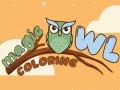 ระบายสีเค้กฮูกเวทมนตร์ เกมออนไลน์