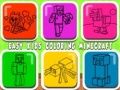 การระบายสีง่ายๆ สำหรับเด็ก Minecraft เกมออนไลน์