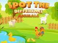 หาจุดแตกต่าง: สัตว์ เกมออนไลน์
