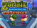 ป้องกันขบวนซอมบี้ 4 เกมออนไลน์