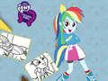 สมุดระบายสี Equestria Girls เกมออนไลน์