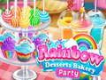 ปาร์ตี้เบเกอรี่ขนมหวานสายรุ้ง เกมออนไลน์