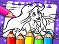 สมุดระบายสีเจ้าหญิงอาเรียล เกมออนไลน์ สมุดระบายสีเจ้าหญิงอาเรียล เกมออนไลน์