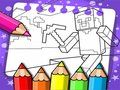 สมุดระบายสี Minecraft เกมออนไลน์