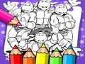 สมุดระบายสีเต่าศิลปินนินจา เกมออนไลน์