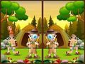หา 5 ความแตกต่างในการตั้งแคมป์ เกมออนไลน์
