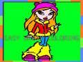 การระบายสี Bratz ง่ายๆ เกมออนไลน์