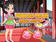 ออกแบบรองเท้าสำหรับเจ้าหญิงมู่หลาน เกมออนไลน์