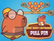 ช่วยชีวิตลูกคาปีบารา Pull Pin เกมออนไลน์