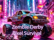 การอยู่รอดของ Zombie Derby Pixel เกมออนไลน์