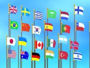 Flag Puzzle Jam: รวบรวมธง เกมออนไลน์