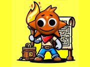Sprunki Torches Maze เกมออนไลน์