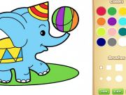 สมุดระบายสีสัตว์เรียบง่ายสำหรับเด็ก เกมออนไลน์