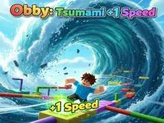 Obby: สึนามิ +1 ความเร็ว เกมออนไลน์