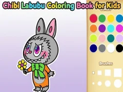 สมุดระบายสี Chibi Labubu สำหรับเด็ก เกมออนไลน์