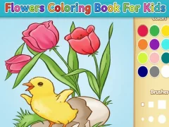 สมุดระบายสีดอกไม้สำหรับเด็ก เกมออนไลน์ สมุดระบายสีดอกไม้สำหรับเด็ก เกมออนไลน์