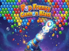 Pop Frenzy Cannon Blast เกมออนไลน์