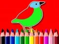 กลับไปโรงเรียน: หนังสือระบายสีนก เกมออนไลน์