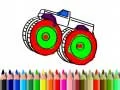 กลับไปโรงเรียน: ระบายสีรถบรรทุกมอนสเตอร์ เกมออนไลน์