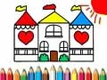 สมุดระบายสีบ้านตุ๊กตา เกมออนไลน์