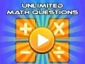 คำถามคณิตศาสตร์ไม่จำกัด เกมออนไลน์