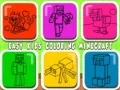 การระบายสีง่ายๆ สำหรับเด็ก Minecraft เกมออนไลน์