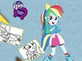 สมุดระบายสี Equestria Girls เกมออนไลน์