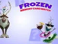 เกมจับคู่การ์ดความจำแช่แข็ง เกมออนไลน์
