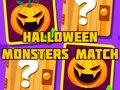Halloween Monsters Match เกมออนไลน์