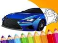 สมุดระบายสีรถหรูญี่ปุ่น เกมออนไลน์