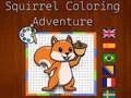 การผจญภัยระบายสีกระรอก เกมออนไลน์