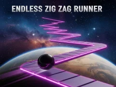 Zig Zag Runner ที่ไม่มีที่สิ้นสุด เกมออนไลน์