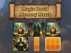 การจับคู่หน่วยความจำ Magic Druid เกมออนไลน์