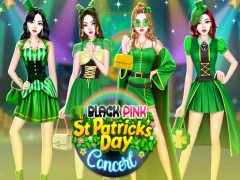 สีชมพูดำเซนต์ คอนเสิร์ต Patricks Day เกมออนไลน์